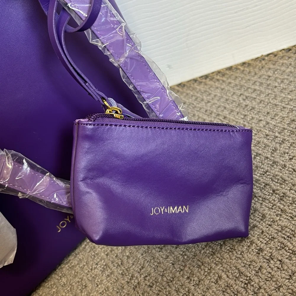 JOY & IMAN || purple tote bag - Picture 5 of 8